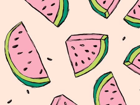 Watermelon  Wallpaper by Tea Collection - Peach For Discount