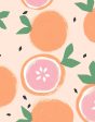 Grapefruit  Wallpaper by Tea Collection - Peach Sale