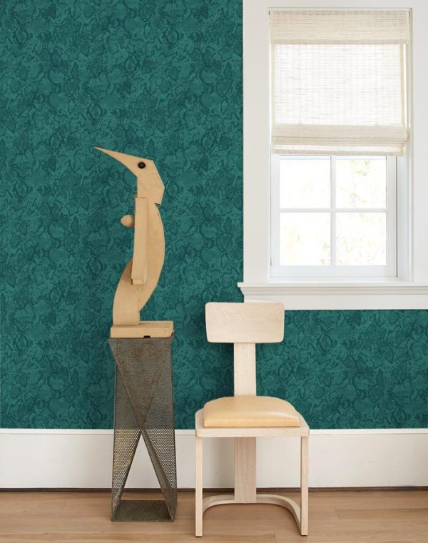 Serpentine  Wallpaper by Wallshoppe - Pine on Sale