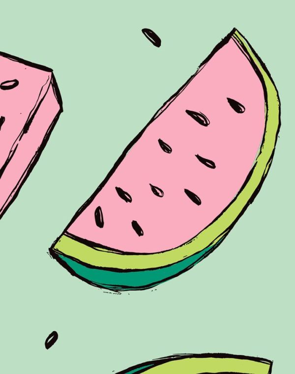 Watermelon  Wallpaper by Tea Collection - Green Online Hot Sale