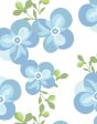 Graphic Flower  Wallpaper by Tea Collection - Cornflower Supply