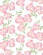 Graphic Flower  Wallpaper by Tea Collection - Pink on Sale