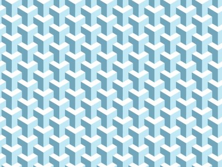 Y Not  Wallpaper by Wallshoppe - Baby Blue   Seaside For Cheap