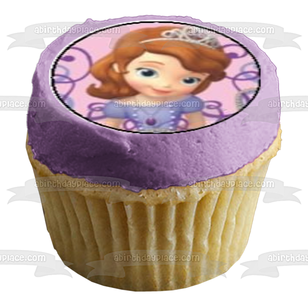 Sofia the First and Queen Miranda Edible Cupcake Topper Images ABPID04553 Supply