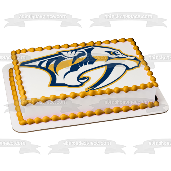 Nashville Predators Professional Ice Hockey Team Nashville Tennessee Preds Edible Cake Topper Image ABPID04486 Fashion