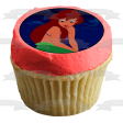 The Little Mermaid Ariel Edible Cupcake Topper Images ABPID04537 on Sale