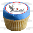 Loony Tunes  Bugs Bunny Tweety Sylvester Porky Pig and Marvin the Martian Edible Cupcake Topper Images ABPID04495 on Sale