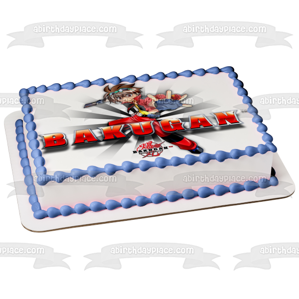 Bakugan Battle Brawlers Dan Kuso Edible Cake Topper Image ABPID04563 Online