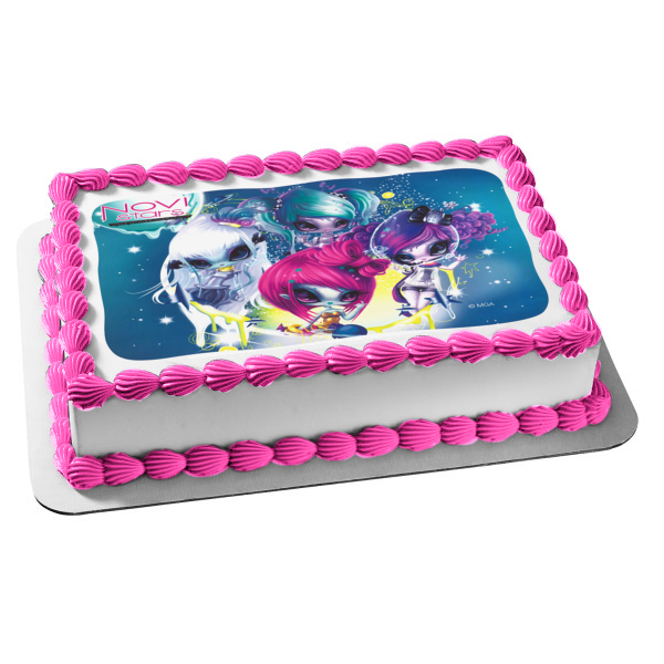 Novi Stars Allie Lectric Air Roma Mae Tallick and Una Verse Edible Cake Topper Image ABPID04502 Hot on Sale