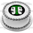 International Thespian Society Green Drama Edible Cake Topper Image ABPID04483 For Cheap