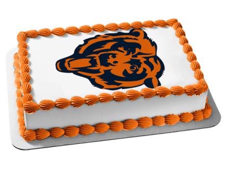 Chicago Bears Logo NFL Edible Cake Topper Image ABPID04511 Online Sale