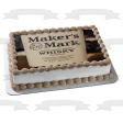 Maker s Mark Kentucky Straight Bourbon Whisky Handmade Star Hill Farm Loretto Kentucky USA Edible Cake Topper Image ABPID04547 Online now