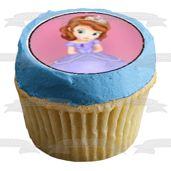 Sofia the First and Queen Miranda Edible Cupcake Topper Images ABPID04553 Supply