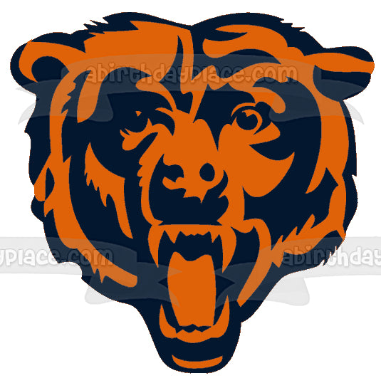 Chicago Bears Logo NFL Edible Cake Topper Image ABPID04511 Online Sale