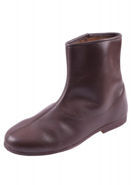 Botas cortas medievales con cordones, marrón oscuro 3123110500 Sale