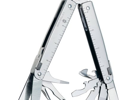 Herramienta Multiusos SwissTool, en un estuche de cuero Victorinox VI-3.0323.L Hot on Sale