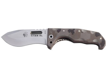 Navaja Titan XL micarta camo pixel arido 1235-M7 For Cheap