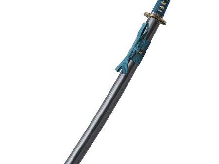 Shikoto Katana maestra verde azulada Longquan forjada con martillo UC3237 Discount