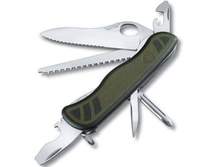 Cuchillo soldado suizo 08, verde   negro Victorinox  VI-0.8461.MWCH Online Hot Sale