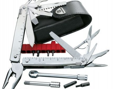 Estuche de Herramientas Multiusos SwissTool X Plus Ratchet, Victorinox VI-3.0339.L For Sale