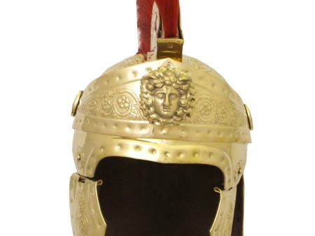 Casco ceremonial de la guardia pretoriana romana, latón For Sale