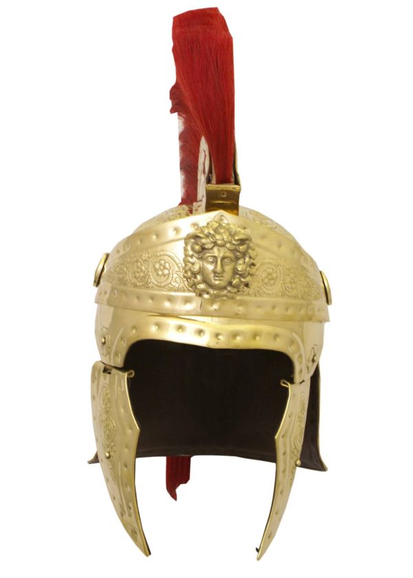 Casco ceremonial de la guardia pretoriana romana, latón For Sale