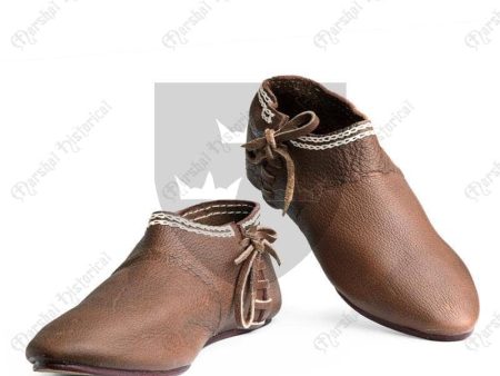 Zapato bajo Normando Cuero Marrón S. XII-XIV Supply