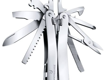 Herramienta multiusos SwissTool Spirit X, en un estuche de cuero Victorinox VI-3.0224.L Cheap