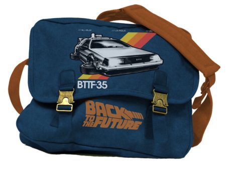 Bolso bandolera canvas tela DeLorean Regreso al Futuro Sale