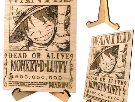 Cartel Wanted Monkey D Luffy Hot on Sale